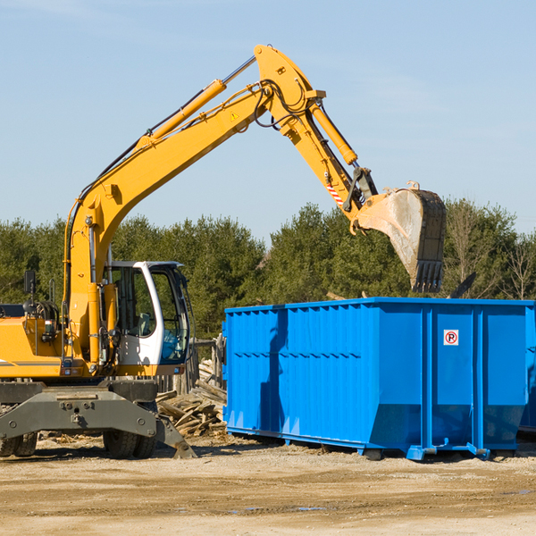 how many times can i have a residential dumpster rental emptied in Romoland California